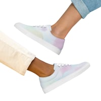 Image 3 of Women’s lace-up canvas shoes Light Color