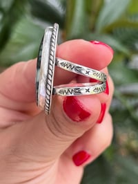 Image 2 of Star Fox Variscite Statement Ring Sz 7