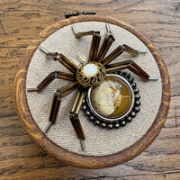 Image 1 of Dried flower spider (b, 3.5  inches)