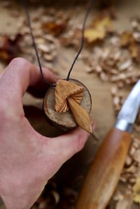 Image 6 of Mushroom Pendant Necklace. 