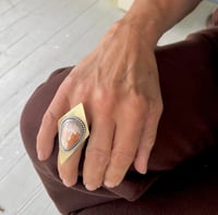 Image 1 of Pink Scolecite Ring