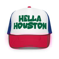 Image 2 of Hella Houston Red Blue Green Trucker