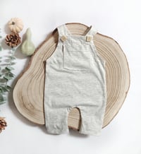 Image 1 of Newborn boys romper Dylan - light grey melange