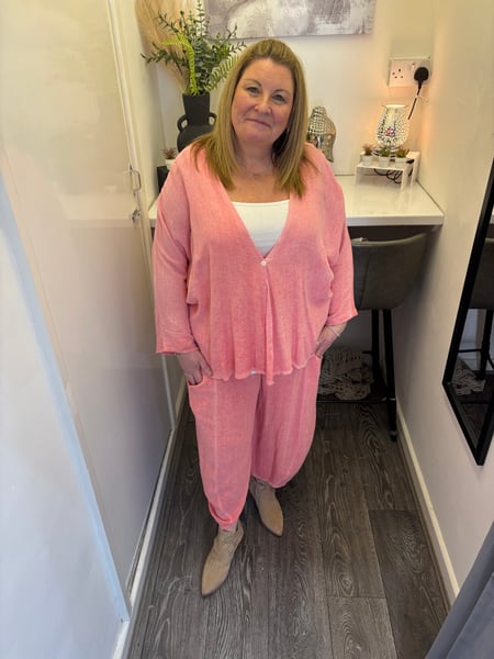 Image of Linend Trousers & Cardigan 