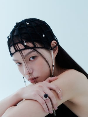 Image of LOWOOL - Net Pearl Beanie