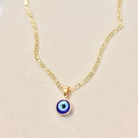 Image 1 of Blue Evil Eye Necklace