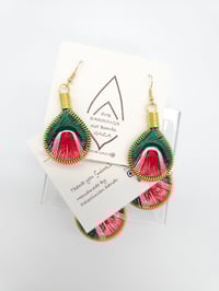 Image 3 of Drop Earrings Not Bombs (Made in Egypt)