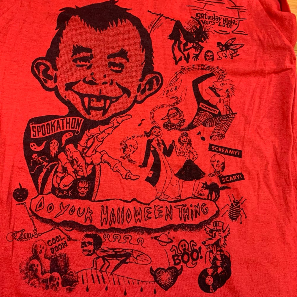 VTG 80's Sleeveless MAD Halloween Front & Back Print