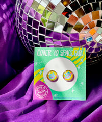 Limited Edition Space Kitty Stud earrings