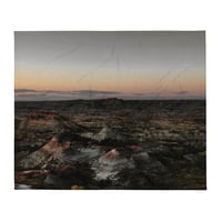 Image 3 of Soft Throw Blanket North Dakota Badlands
