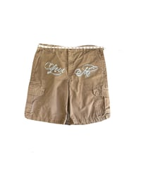 Image 3 of BROWN LOVE ME SHORTS