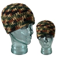 Light Camo Fitted Beanie