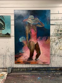 Image 3 of Painting / maleri / "Et øjeblik X" / 120x180 cm