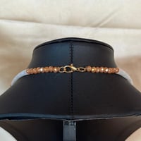Image 5 of Dentalium Necklace (brown/gold)