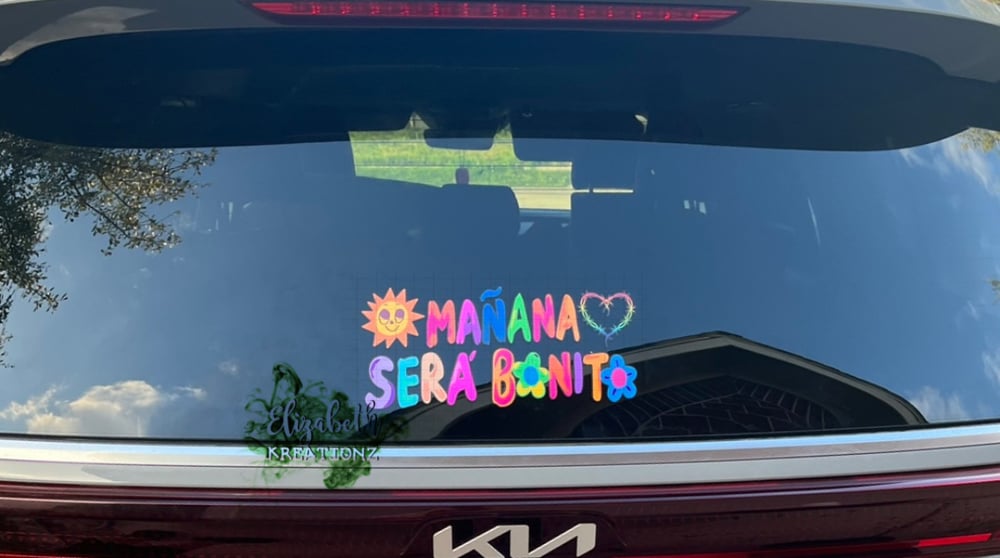 Mañana Será Bonito Car Decal