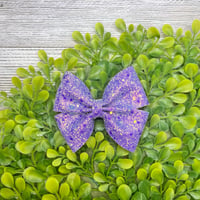 Glitter Flouncy | 3.5" | Purple 