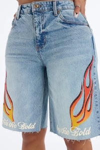 Image 1 of Von Dutch Flame Jorts