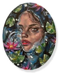 Image 1 of “SINK DEEP” ORIGINAL PAINTING BY NIKITA ROSALIND 14”x11”