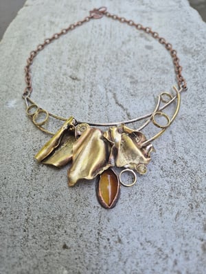 Bullet cussings and citrine necklace 