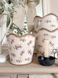 Image 1 of The Olive Scallop Pots ( 2 sizes )