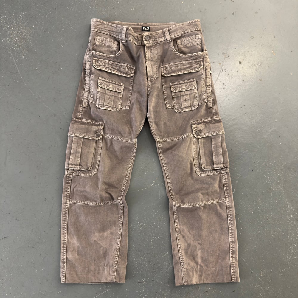 Image of SS 2008 Dolce & Gabbana Multipocket Cargos, size 36