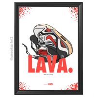 Image 2 of Sneaker Poster Air Tech "Hot Lava" (2024)