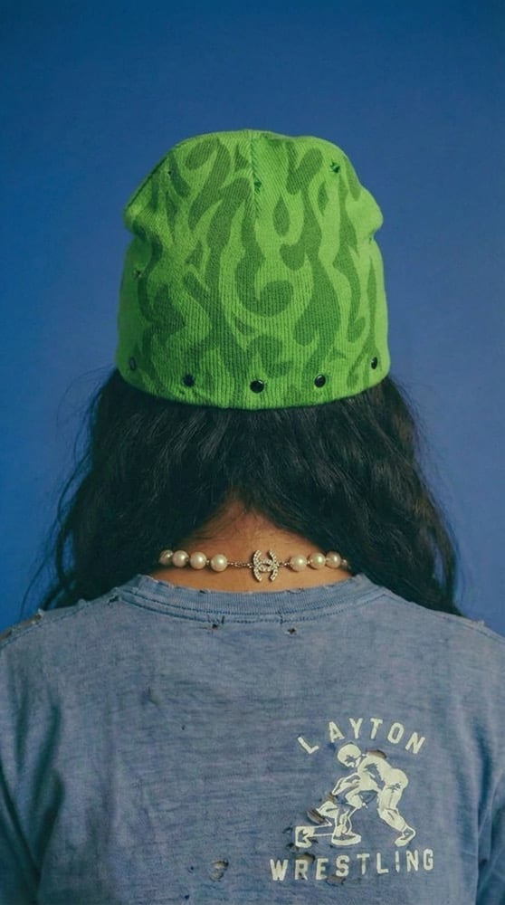 Neon Flame Beanie 