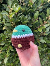 Image 2 of round bird plushie