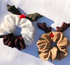 Christmas pudding scrunchie 