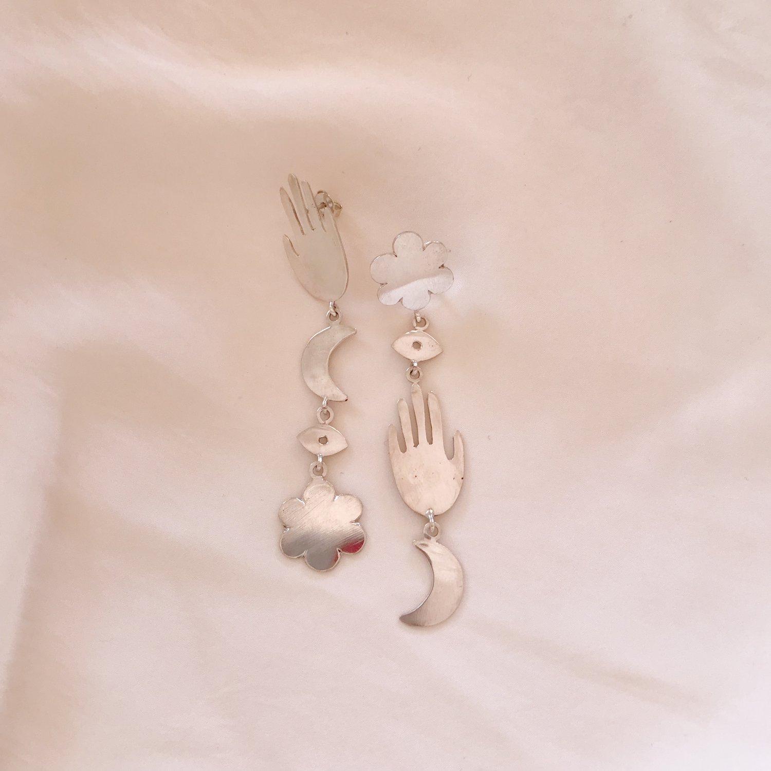 Image of Boucles Longues Argent