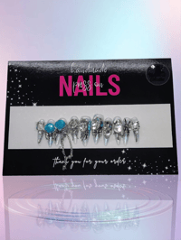 Image 1 of Frostbite - Handmade Press On Nails ( Small)