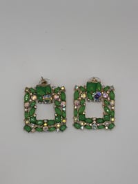 Image 5 of Diamanté Square earring