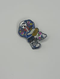 Image 1 of Linebacker Turkey Man Enamel pins