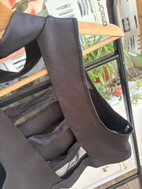 Image 4 of Forever 21 black sheer crop top