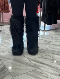 Image 2 of Tall fur boots 