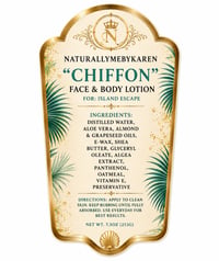 Image 2 of “CHIFFON” FACE AND BODY LOTION FO: ISLAND ESCAPE 