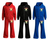Image 2 of Villi'age Collegiate Zip Sweat Suit 