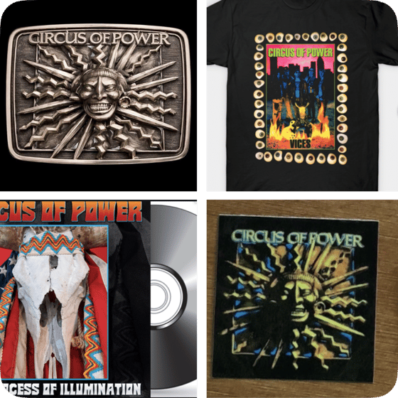 Image of Vices Tshirt , Belt Buckle, CD, Sticker Bundle