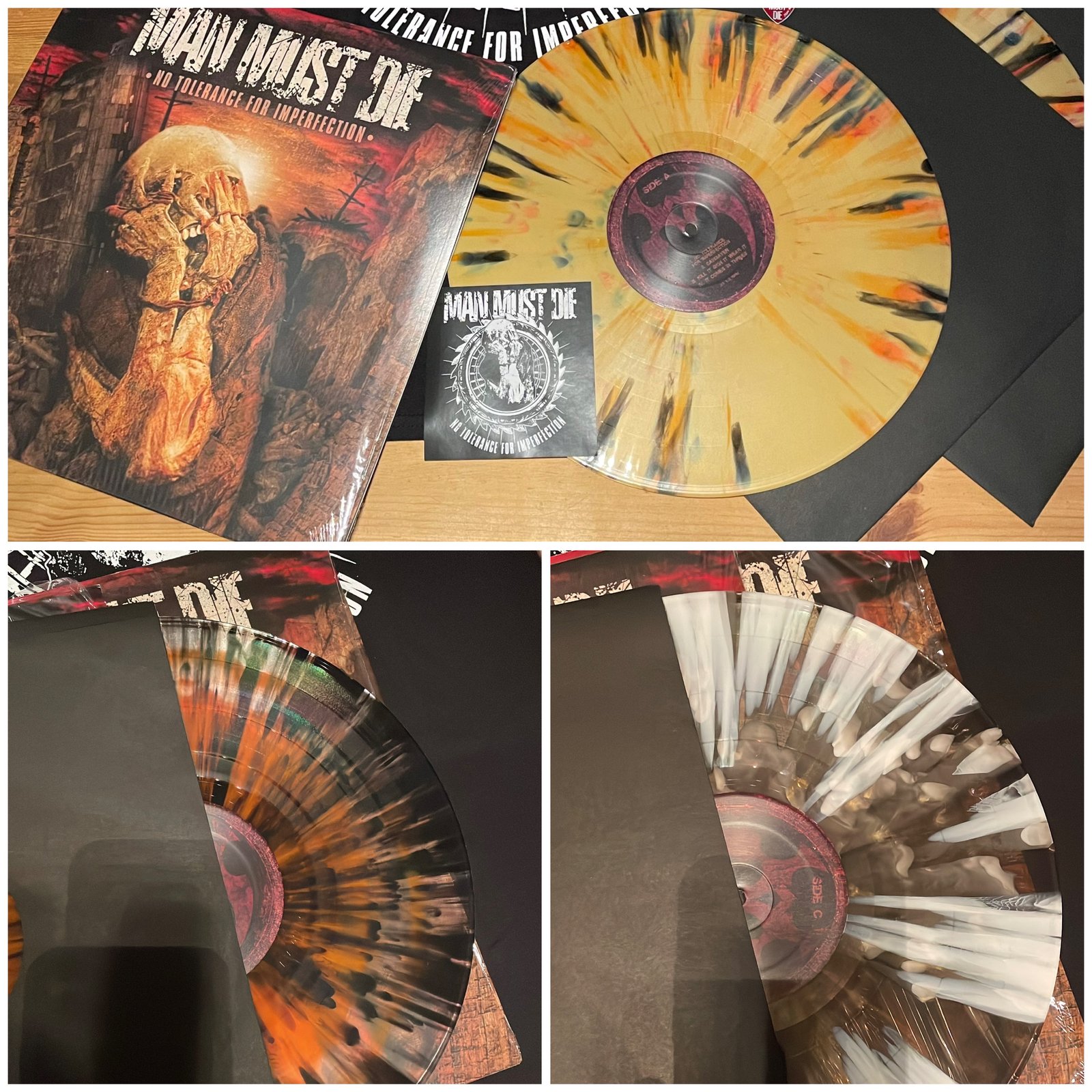 Man Must Die — No tolerance for imperfection double vinyl