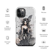 Image 12 of Dark Fairy and Flowers Goth Inspired Mystical Fantasy Tough Case for iPhone®