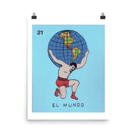 Image 1 of EL MUNDO LOTERÍA POSTER