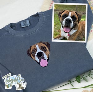 Image of Custom FULL COLOR Pet Potrait Crewneck