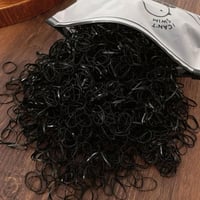 Image 1 of Hair  plastic Rubber Bands