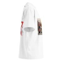 Image 4 of Unisex Oversized High Neck T-shirt - White
