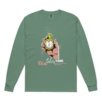 Image 9 of Men HEALING PROCESS Garment-dyed heavyweight long-sleeve shirt