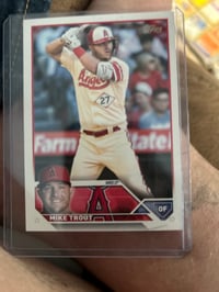 Image 1 of mike trout Topps 2023 no.27