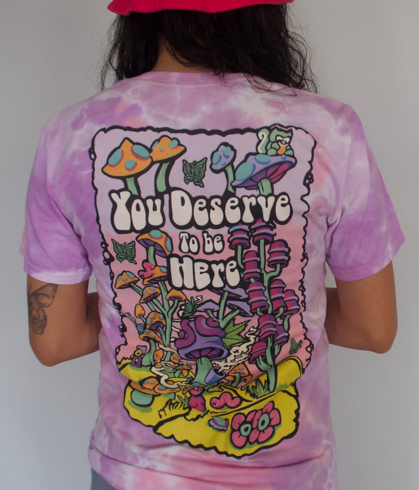 Image of LTD Earth Day Pink Tie Dye Tee