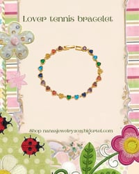 Lover tennis bracelet 🌈