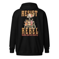 Image 1 of Resist and Rebel Unisex heavy blend zip hoodie