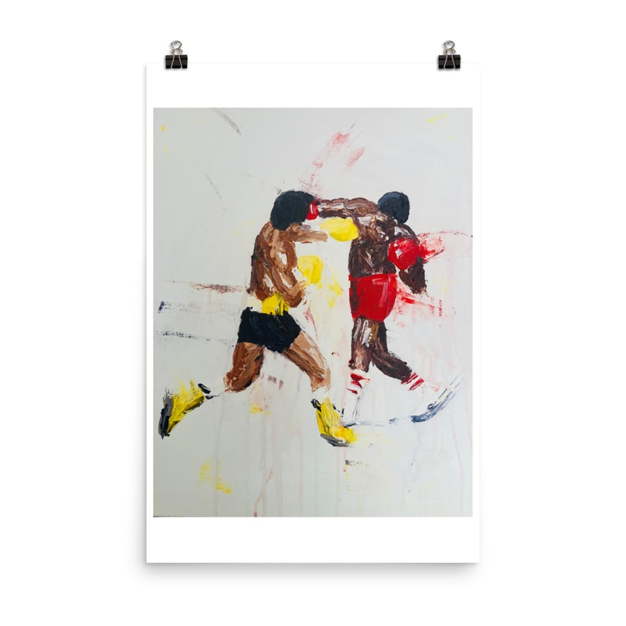 Image of Rocky vs Apollo 24” x 36” print